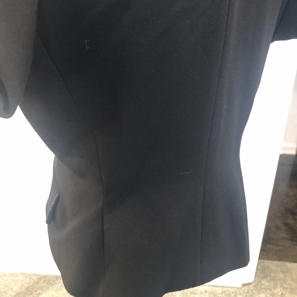 Kasper Jacket Black with Black Sequin Detail Size 8 - Picture 6 of 13